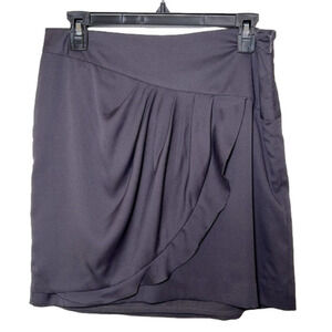 BANANA Republic Charcoal Ruffle Skirt - Size 8, New With Tag